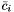 $\bar{c}_i$